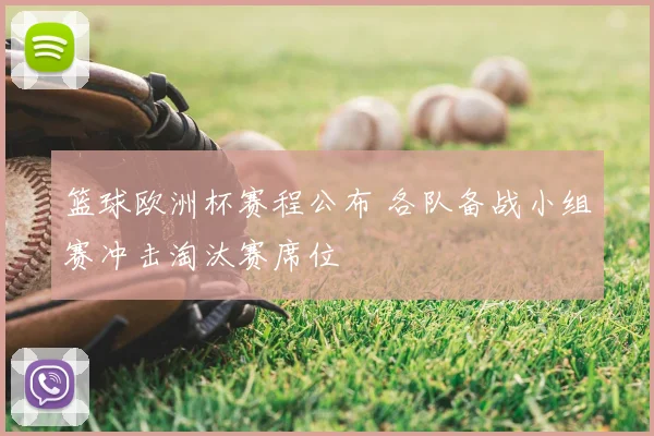 篮球欧洲杯赛程公布 各队备战小组赛冲击淘汰赛席位